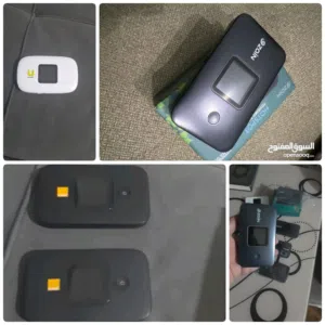 راوترات أمنية او زين او اورنج متنقلة (MiFi) تعمل بتقنية 4G للاتصال بالإنترنت أثناء التنقل.