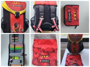 LEGO NINJAGO School BAG with accessories