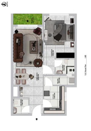 74 m2 1 Bedroom Apartments for Sale in Muscat Al Mawaleh