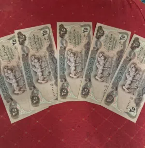 5 حبات عملة عراقية قديمة ونظيفة 100%