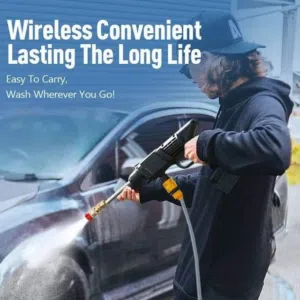 فرد شحن لغسيل السيارات  واستخدامات المنزل مع بطاريتين