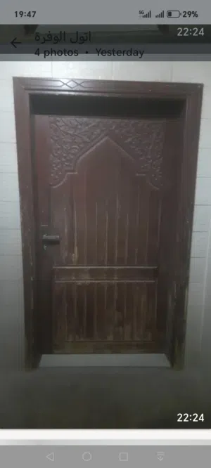 أبواب خشبية أم دى أف MDF الباب مع الفريم Doors for sale السعر 15 ريال مع الفريم