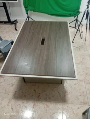 2 طاولة اجتماعات/مؤتمرات أوبين - رمادي - 6 طاولة معدن
