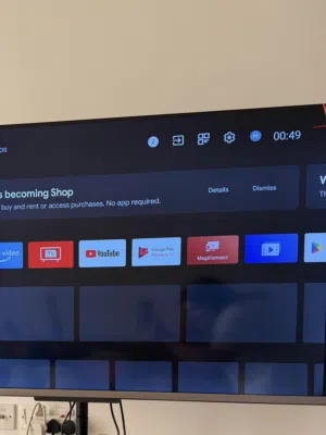 تلفزيون TCL للبيع 50 بوصه 4K سمارت اندرويد 11