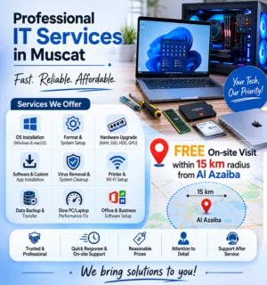 Computer/Laptop Repair and IT Services in Your Place *FREE VISIT