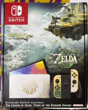 نيتندو سويتش جديد نسخه زيلدا مع العبه فقط أوبن بوكس Nintendo switch oled Zelda edition new open box