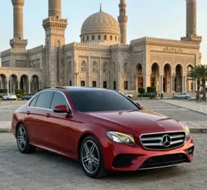 الوحيدة في اليمن مرسيدس بنز E300 - AMG فل كامل لمتد صدمتها دحش ، مضمونه من والى وصلاة على النبي