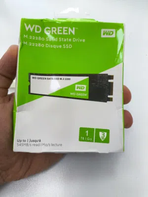 هارد ssd m.2 من الماركة العالمية Western Digital من نوع WD Green m.2 2280 بحجم 1 تيرا بايت