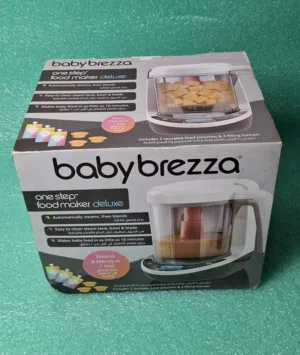 محضر طعام أطفال بيبي بريزا جديد بالكرتون Baby Brezza Baby Food Maker, New in Box