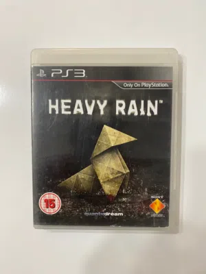 دسكة heavy rain بلاستيشن 3 نظيفة للبيع