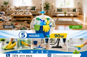Professional Home Cleaning Service in Qatar