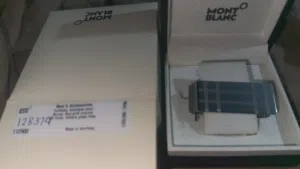 Cufflinks mont blanc money clip