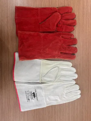 قفازات لحام عالية الجودة متوفرة مع سياب للتجارة. High-quality welding gloves WITH SIYAB TRADING.