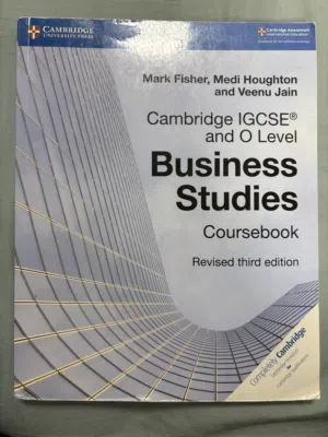 IGCSE - Business studies cambridge endorsed textbook- Third edition