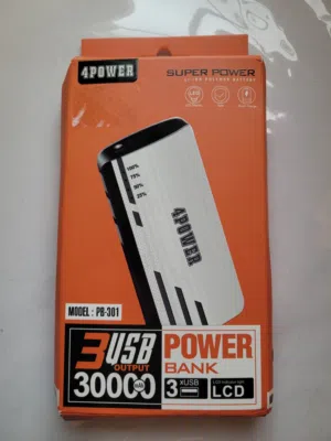 باور بانك بسعة 30000 مللي امبير جديد قابل للتفاوض بالمعقول Power Bank with 30000 mAh capacity
