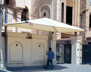 مظلات البصرة  تنفيذ جميع أعمال المظلات الهرمية والثابتة بأحدث التصاميم وأفضل