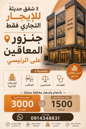 250 m2 4 Bedrooms Apartments for Rent in Tripoli Janzour