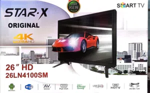شاشات 26 بوصة اسمارت اندرويد 14 اخر اصدار 2026 وكالة عالية الوضوح 4k وhd نظامين كهرباء وطاقة شمسية ف