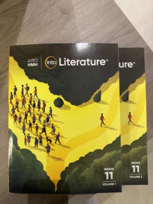 2 HMH Literature grade 11 volume 1+ 2 books