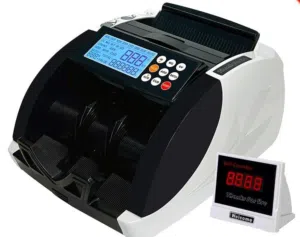 ماكنة عد النقود العملات الورقيه واخراج الممزورة منها دينار دولار يورو و جميع عملات العالم