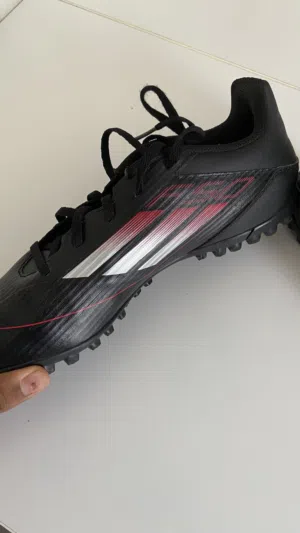 Adidas F50 Turf Football Boots – Black/Red/Silver