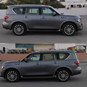 أنفينتي QX80 خليجي الإمارات بدون حوادث ولا صبغ نهائياً