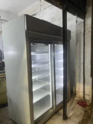 ثلاجه عرض العرقاوي بابين تفصيل شبه وكاله