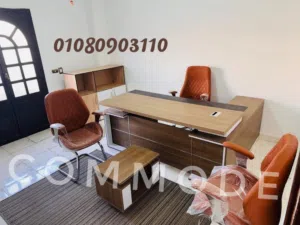 طقم ادراي مكتب مدير مودرن خشب mdf اسباني مستورد مكاتب مديرين اثاث مكتبي office manager modern