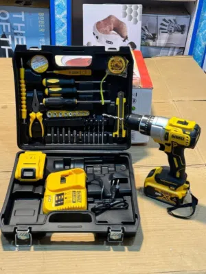 مسدس براغي/شنيور كهربائي (Cordless Drill) يعمل بالبطارية – مغلف ب