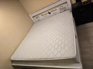 urgent bed for sale with..new mattress only one month used