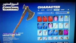 حساب اساسي فورت فيه أكس كريتوس و 500 سكن و اغلب البكاكسات و الرقصات موجوده + العاب مثل ريد ديد