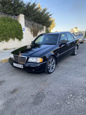 مرسيدس c200 فل بحالة الوكالة 1996 محولة 2000