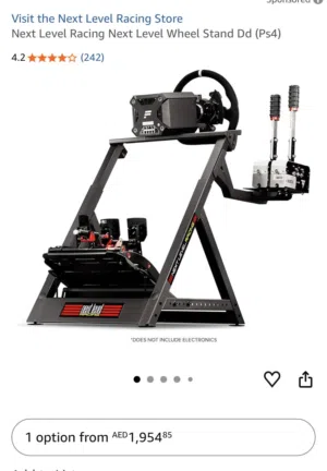 Next level DD Racing wheel stand For high end wheels (1400-1900 New)