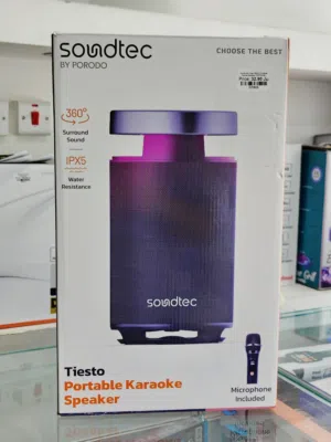 Brand New Porodo Karaoke Speaker in Oman Microphone Included 1 Year Warranty