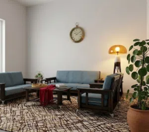 طقم كنب أنيق جداً وبحالة ممتازة (شبه جديد)