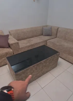 طقم كنب اسفنج جديد كما بالفيديو استهلاك خفيف