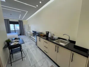 استوديوهات مفروشة فاخرة للإيجار luxury fully furnished studios for rent