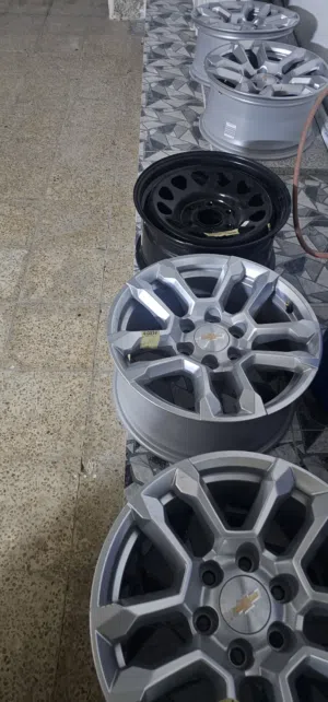 رنقات/جنوط سلفرادو للبيع  Chevrolet silverado 2025 wheels for sale