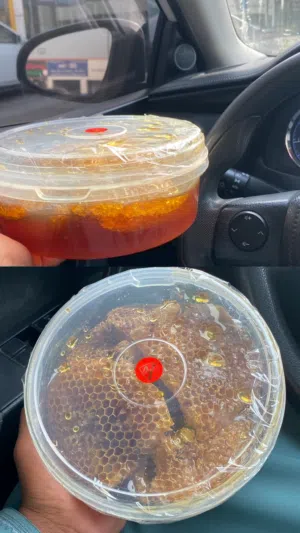 عسل سدر طبيعي بطعم لذيذ وعسل سمر طبيعي  للعلم العسل بدون اضافات اي شي عسل تربيه طبيعي