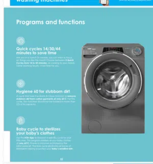 غسالة كاندي أوتوماتيك مع مجفف بنسبة 100٪