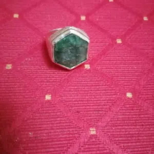 خاتم زمرد زامبي قصه سدادسي صياغه فضه ثقيله عمانيه  بشهادة