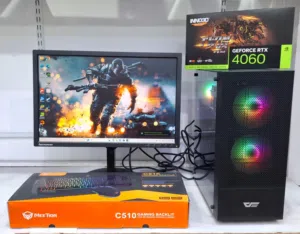 12th Generation i5 Gaming & Graphics Computer Set with Box 22" LED RTX 8GB GPU 16GB RAM + 512GB M.2