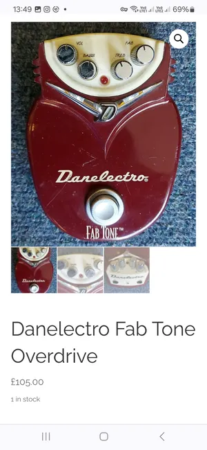 Danelectro FabTone...An old guitar overdrive pedal of the  90s