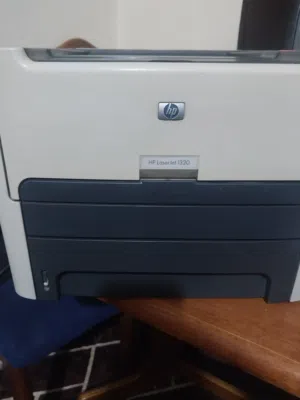 طابعه hp 1320 مستعمله بس بحاله الوكاله شغاله 100%