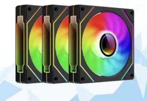 3 PC fans with ARGB for sale