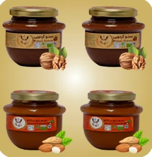 حزمة مركّبة من أربعة عبوات سمنو باللوز وجوز الهند