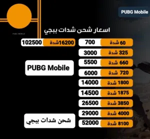شحن شدات بوبجي