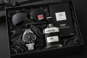 بكج ساعه رولكس ونضارة وحقيبة