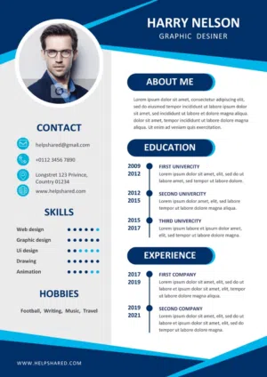 لتصميم وكتابة السيرة الذاتية او (Cv) تواصل واتس اب على الرقم