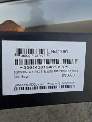 Samsung galaxy note 20 5G